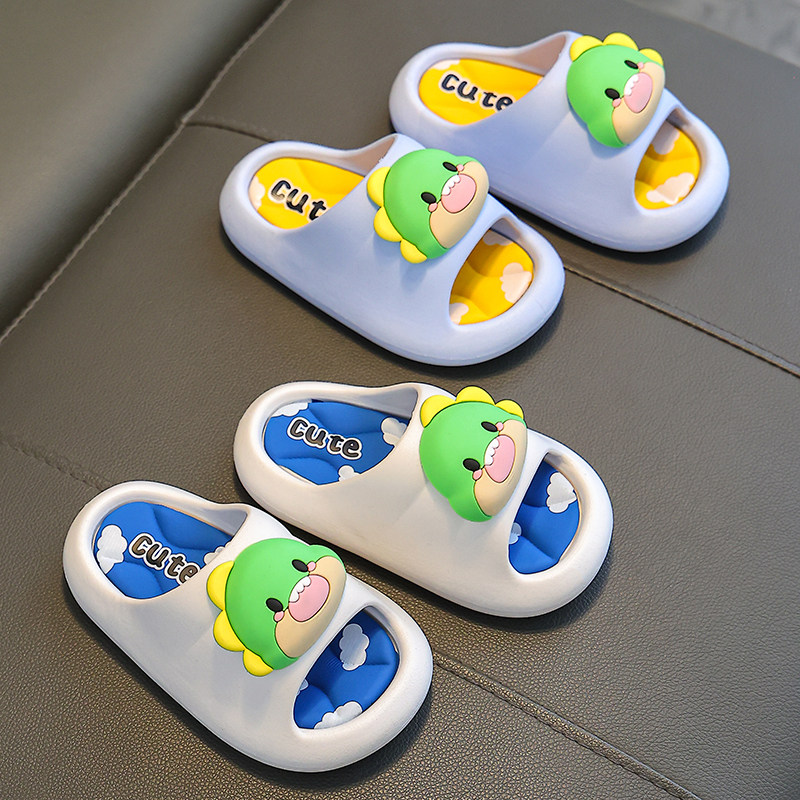 儿童凉拖鞋夏男女童外穿卡通防滑室内软底洗澡亲子小孩沙滩兔子