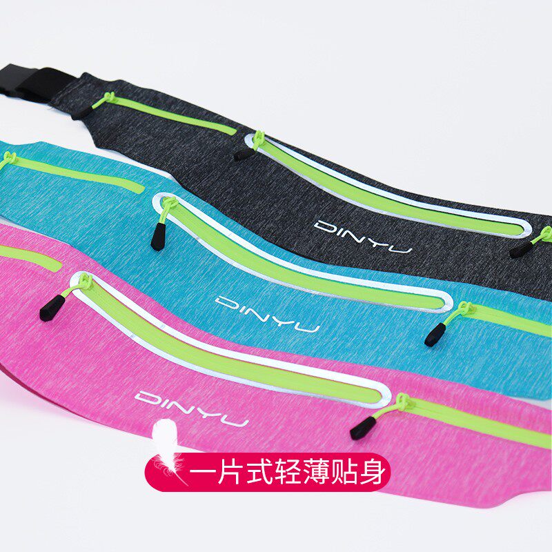 Women's thin running waist bag sports mobile phone bag