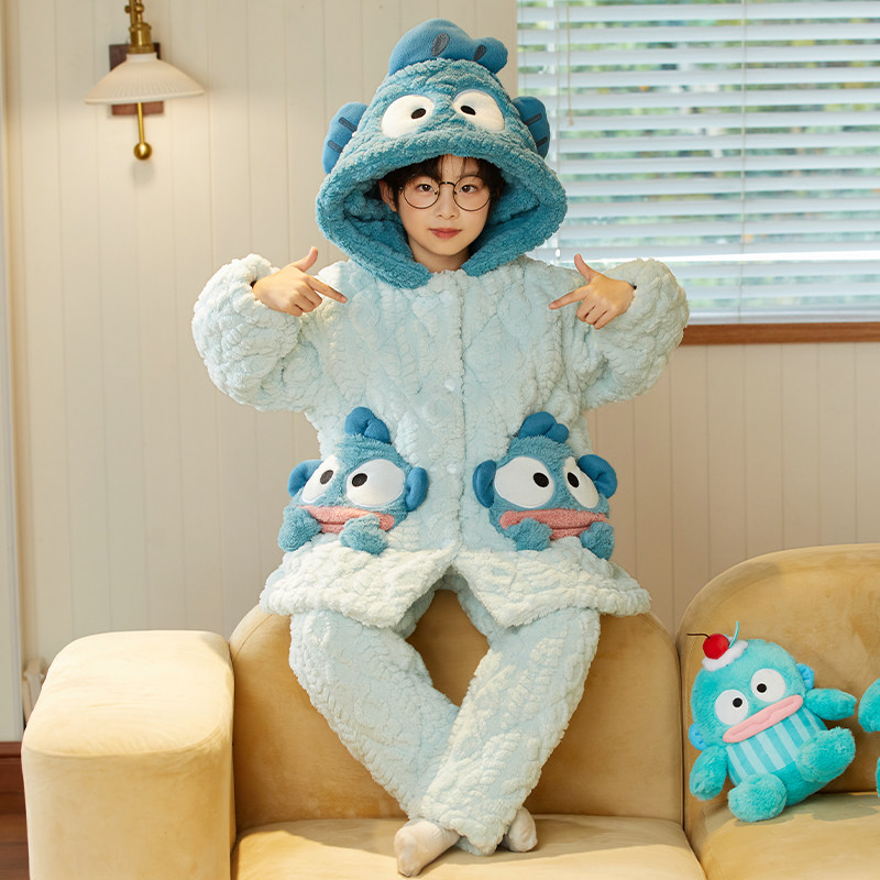 2025新款儿童睡衣男童冬季三层夹棉加绒加厚珊瑚绒男孩冬款家居服,淘宝优惠券,粉丝福利购,淘宝优惠卷