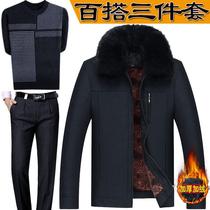 Dad Spring Autumn Clothes Seniors Jacket 50 Thin Outside Suit 60 Year Old 70 Old Man Clothes 80 Grandpa Mens Clothing