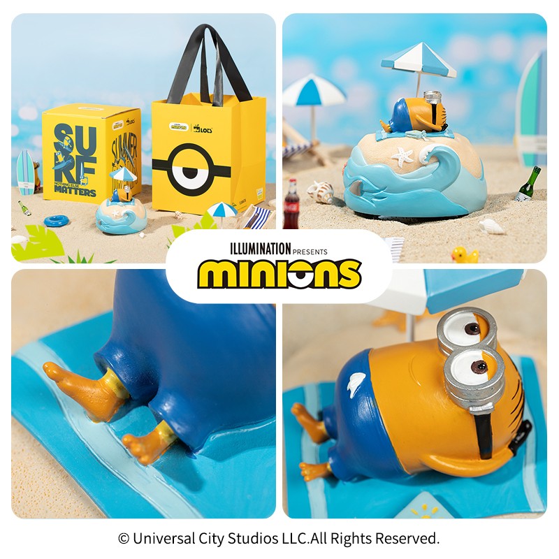 LOTS 环球影业小黄人正版周边音乐盒沙滩八音盒生日礼物女生儿童