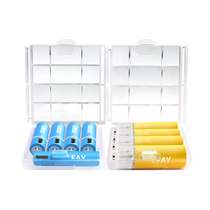 No. 5 No. 7 universal battery case 4 groove battery containing finishing box rechargeable battery 5-7 lithium battery storage box