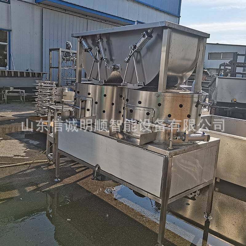 鸡爪去皮打爪机鸡鸭鹅打爪机器不锈钢双筒去黄去趾机设备全自动,淘宝优惠券,粉丝福利购,淘宝优惠卷