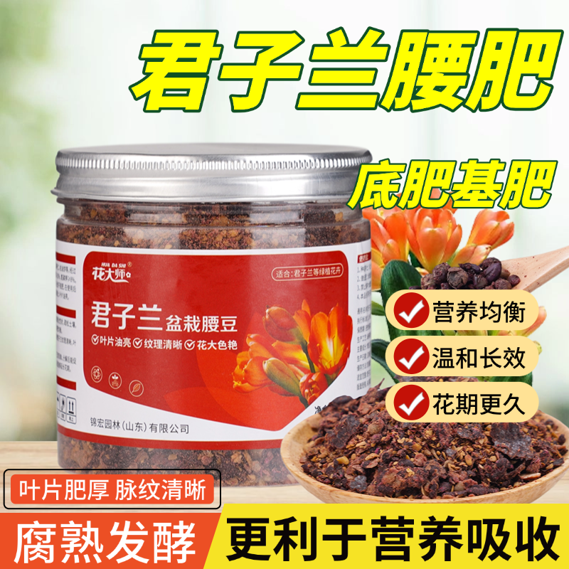 君子兰专用肥盆栽腰肥底肥豆肥蓖麻子饼肥控释促开花营养有机肥料,淘宝优惠券,粉丝福利购,淘宝优惠卷