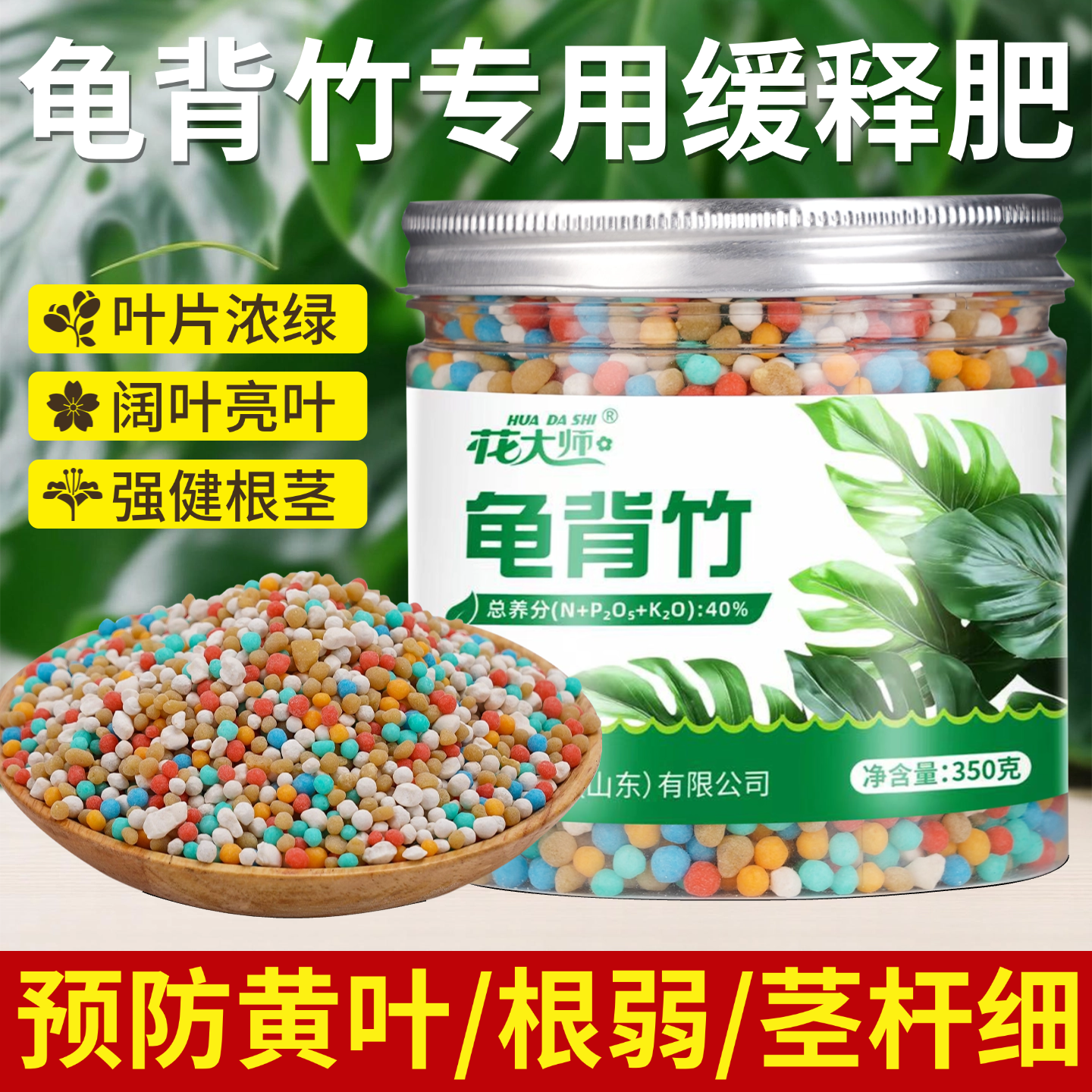 龟背竹专用肥料颗粒肥氮磷钾复合肥缓释盆栽四季大叶天南星科绿植,淘宝优惠券,粉丝福利购,淘宝优惠卷