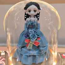 Cartoon Handmaids Q Edition live-action Occasional Custom-made Light Clay Handwork Creative Floral Gift Key Buttoners