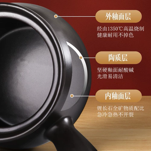 Старый стиль традиционный китайский медицина Танк варенованные запеканки запекания домов отвар с кастрюлем.