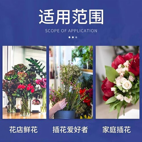 可利鲜鲜花保鲜剂荷兰进口hvb花店醒花专用百合粉玫瑰家用营养液 - 图2