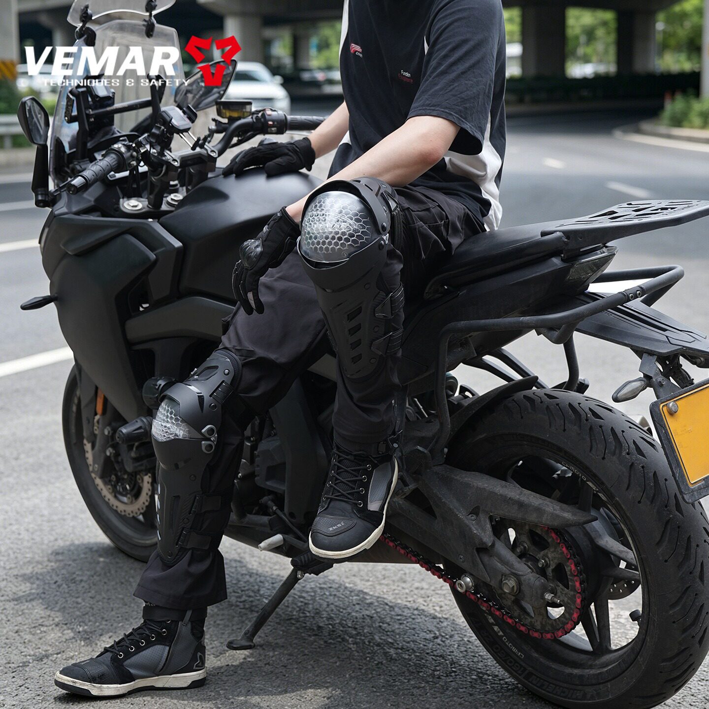 VEMAR motorcycle riding anti-fall protective gear complete set