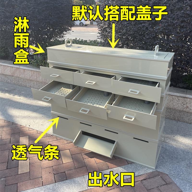 新升级抽屉式滴流盒鱼缸鱼池过滤箱干湿分离盒水循环过滤系统上滤 - 图0