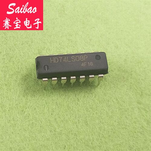 74LS08 集成电路 HD74LS08P DIP TTL 2输入端四与门 - 图0