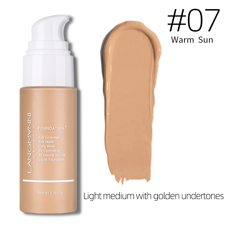 Matte lasting oil control concealer liquid foundation - 图2