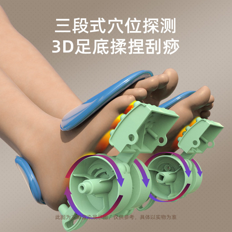 跨境欧美足部按摩器自动揉捏加热按摩足疗机腿足腿部家用美腿机,淘宝优惠券,粉丝福利购,淘宝优惠卷