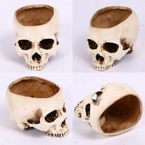 Halloween props no brainer skull hollow skeleton skull resin Skull skull Skull Flower-skull Skull skull Skull Skull ashtray