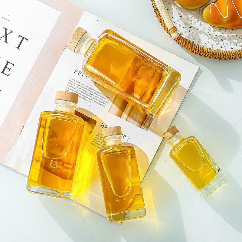 果酒瓶375ml木纹盖洋酒瓶500ml透明晶质料四方玻璃果酒瓶小酒瓶,淘宝优惠券,粉丝福利购,淘宝优惠卷