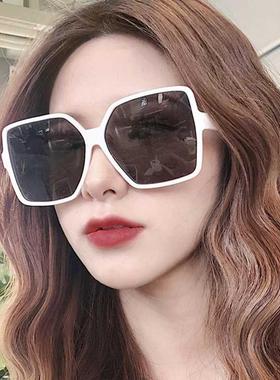 速卖通欧美方形太阳镜复古街拍