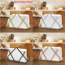Iron Napkin Holder Paper Towel Dispenser Standing Napkin