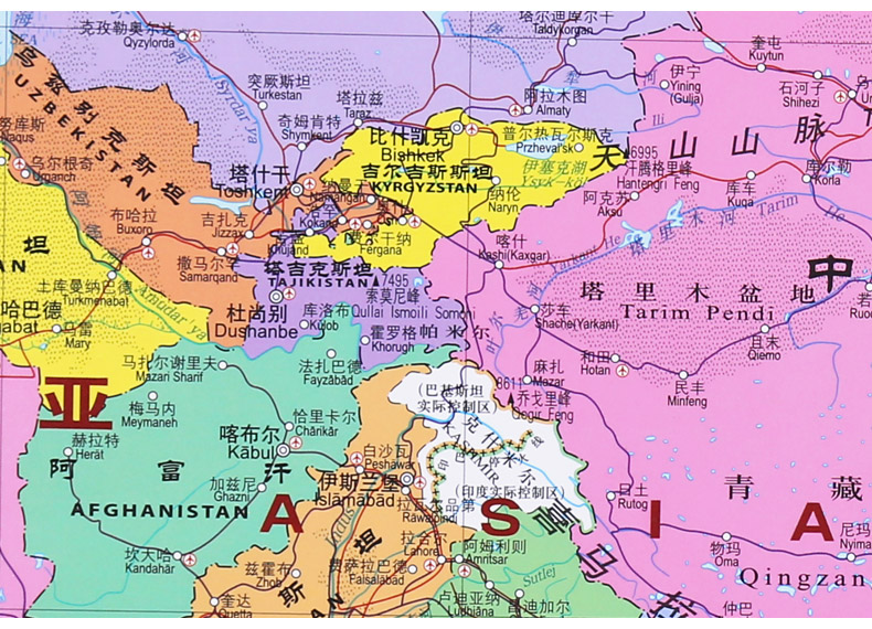 2023世界海运交通图2.26米x1.1米世界地图挂图中英文对照 国际航海路线港口油港 专业世界地图海运版 - 图3