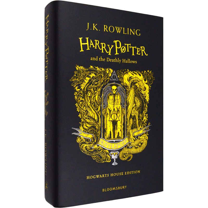 【瑕疵磕碰】哈利波特与死亡圣器 Harry Potter and the Deathly Hallows Hufflepuff 赫奇帕奇学院精装 20周年纪念版 英版 精装版 - 图3