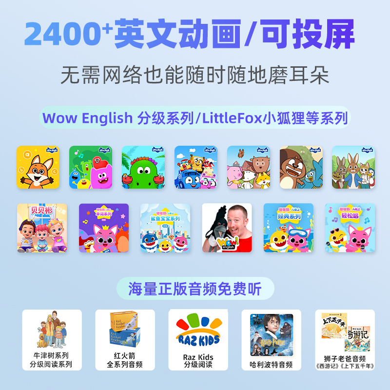 倾听者K9pro复读机英语播放神器幼儿小学初高中大学mp3随身听学习机英语磨耳朵listeneer官方旗舰店听力宝 - 图0