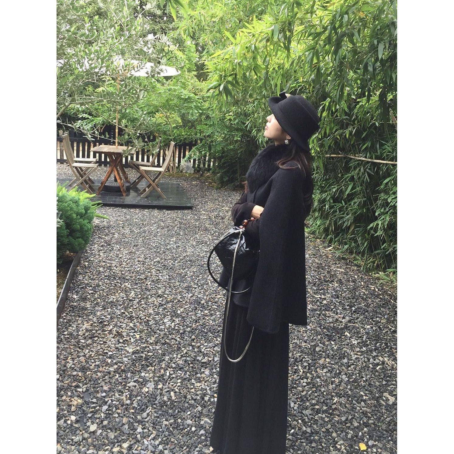 财阀千金 羊毛双面呢斗篷毛呢外套女秋冬短款呢子大衣,淘宝优惠券,粉丝福利购,淘宝优惠卷