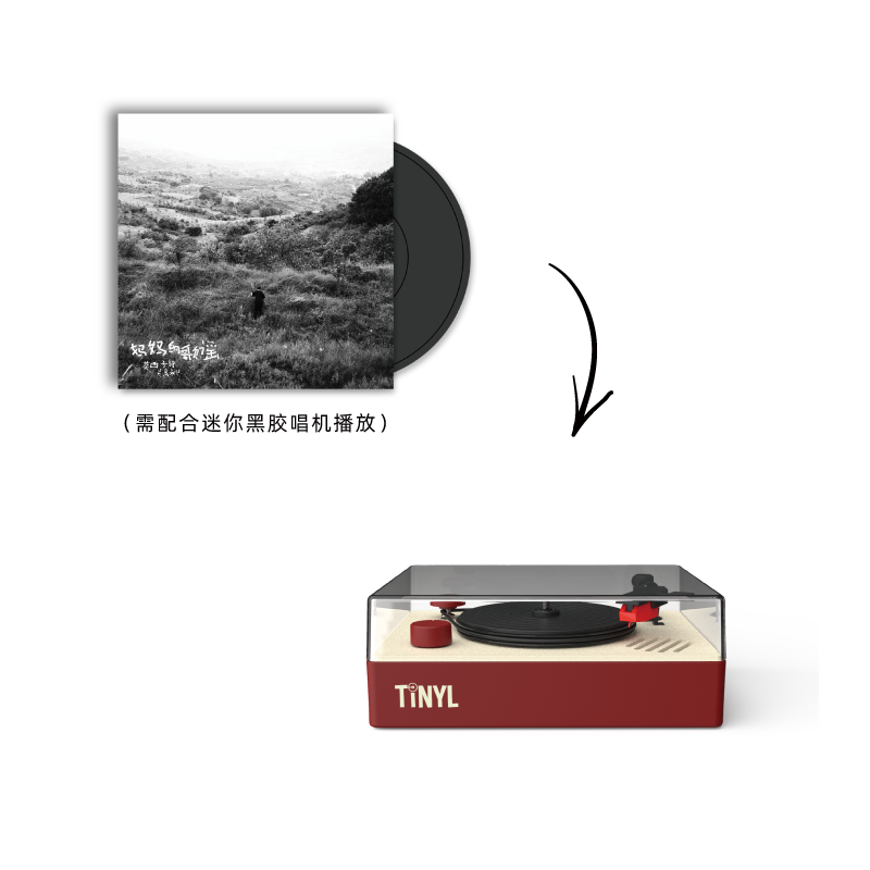莫西子诗《妈妈的歌谣》TINYL3寸小型迷你黑胶唱片生日礼物 - 图3
