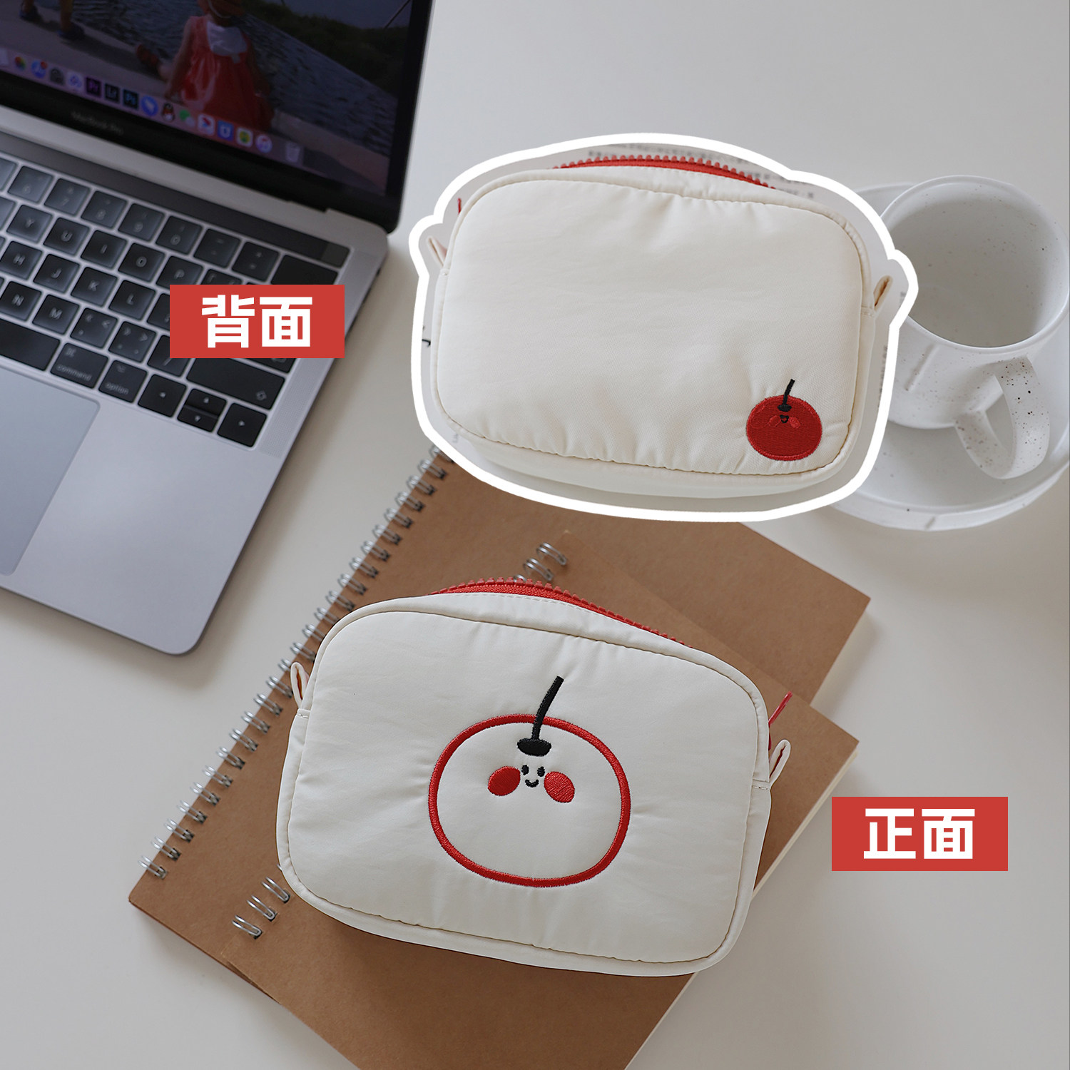 梵花不语可爱橘子手拿包迷你学生化妆包女数据线收纳包便携小包包,淘宝优惠券,粉丝福利购,淘宝优惠卷