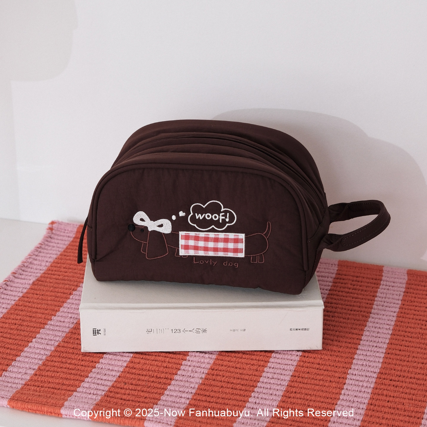 梵花不语可爱卡通手拿包防水化妆包女便携收纳包枕头包大容量笔袋,淘宝优惠券,粉丝福利购,淘宝优惠卷