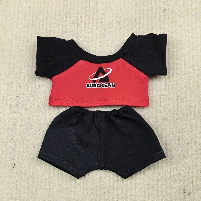 10cm娃衣20厘米棉花娃娃桃黑黑同款娃衣短袖T恤可爱la布布娃衣可,淘宝优惠券,粉丝福利购,淘宝优惠卷