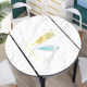 Tablecloth pvc soft glass printing no-wash thickened table mat