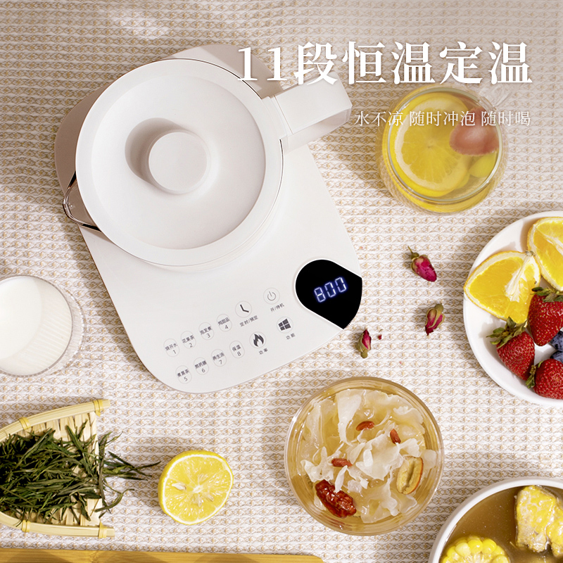 ceool养生壶家用多功能玻璃烧水壶办公室小型煮花茶壶煮茶器mini2