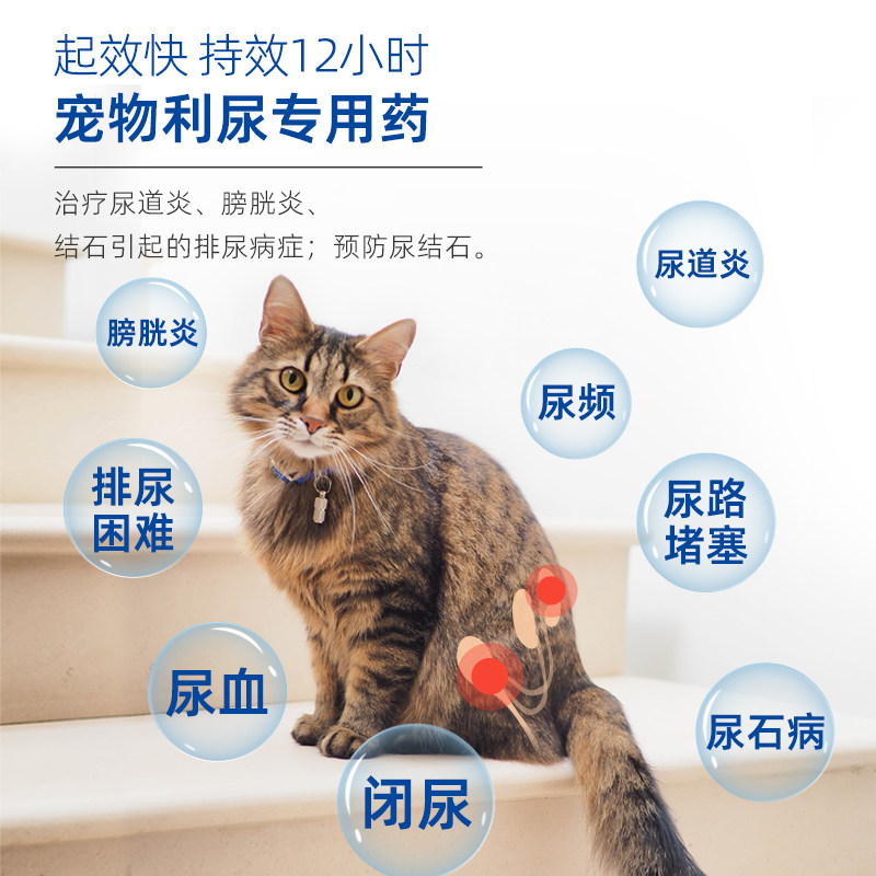 唯特医生利尿通猫咪狗狗泌尿系统药尿路感染尿血尿