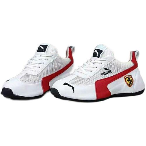 防臭青年男女百搭软皮男鞋2024新款皮蓬老爹鞋男女情侣休闲运动鞋 - 图3