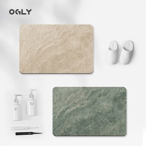 OGLY硅藻泥软垫吸水垫子厨房垫子卫生间脚垫门口速干浴室防滑地垫