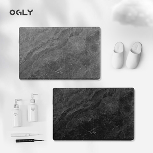 OGLY卫生间门口地垫吸水防滑洗手间垫子浴室门外高级家用脚垫室内