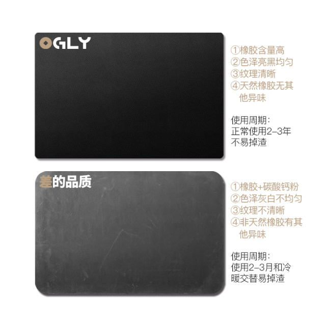 OGLY Nordic style thickened anti-slip soft egg table mat