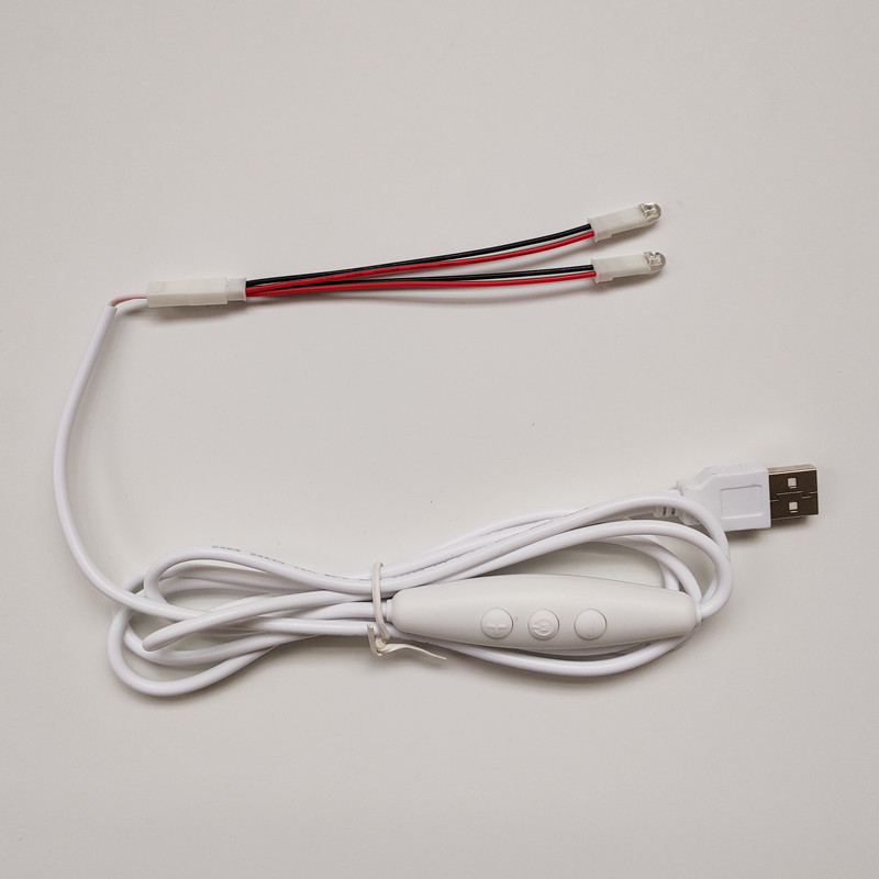 新款LED灯珠小夜灯5号电池小灯泡 DIY创意模型灯笼学生手工道具灯 - 图1