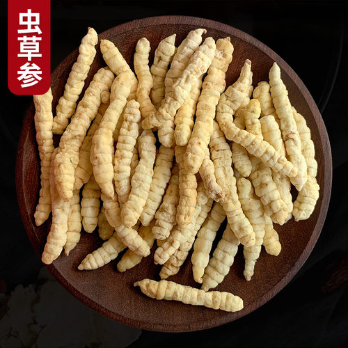 虫草参草石蚕500克干货正品土冬虫草地蚕 - 图2