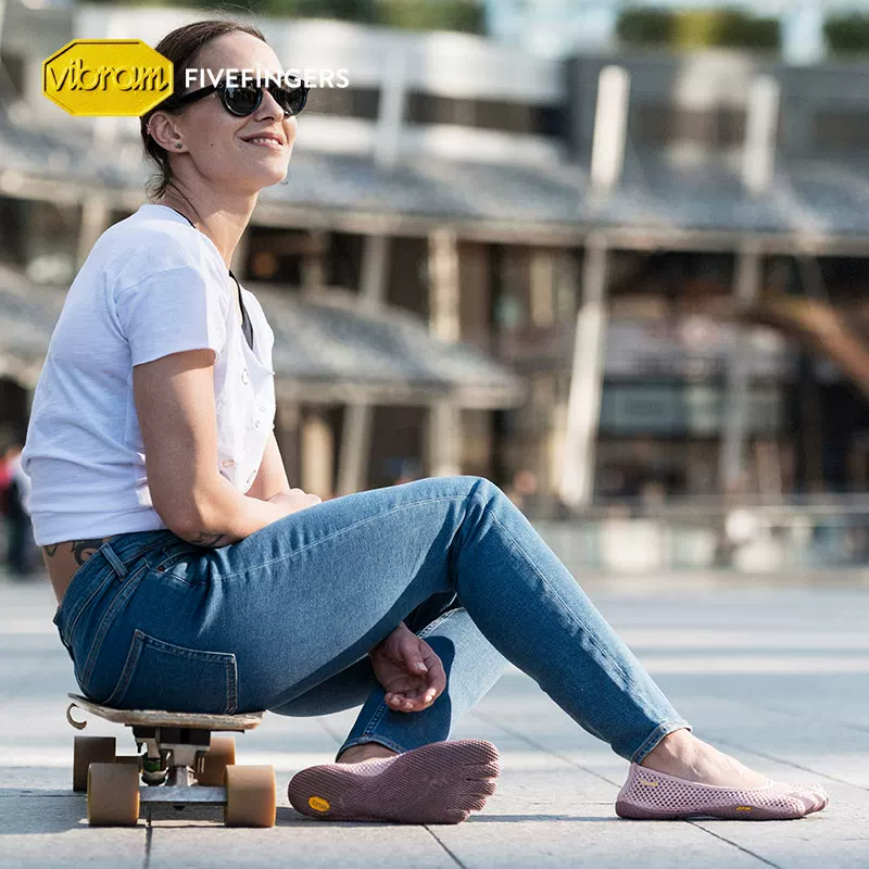 Тапочки/ботинки Vibram FiveFingers женские, дляIndoor фитнеса, танцевальные кроссовки в сетке, дышащие, нескользящая подошва, йога и пилатес