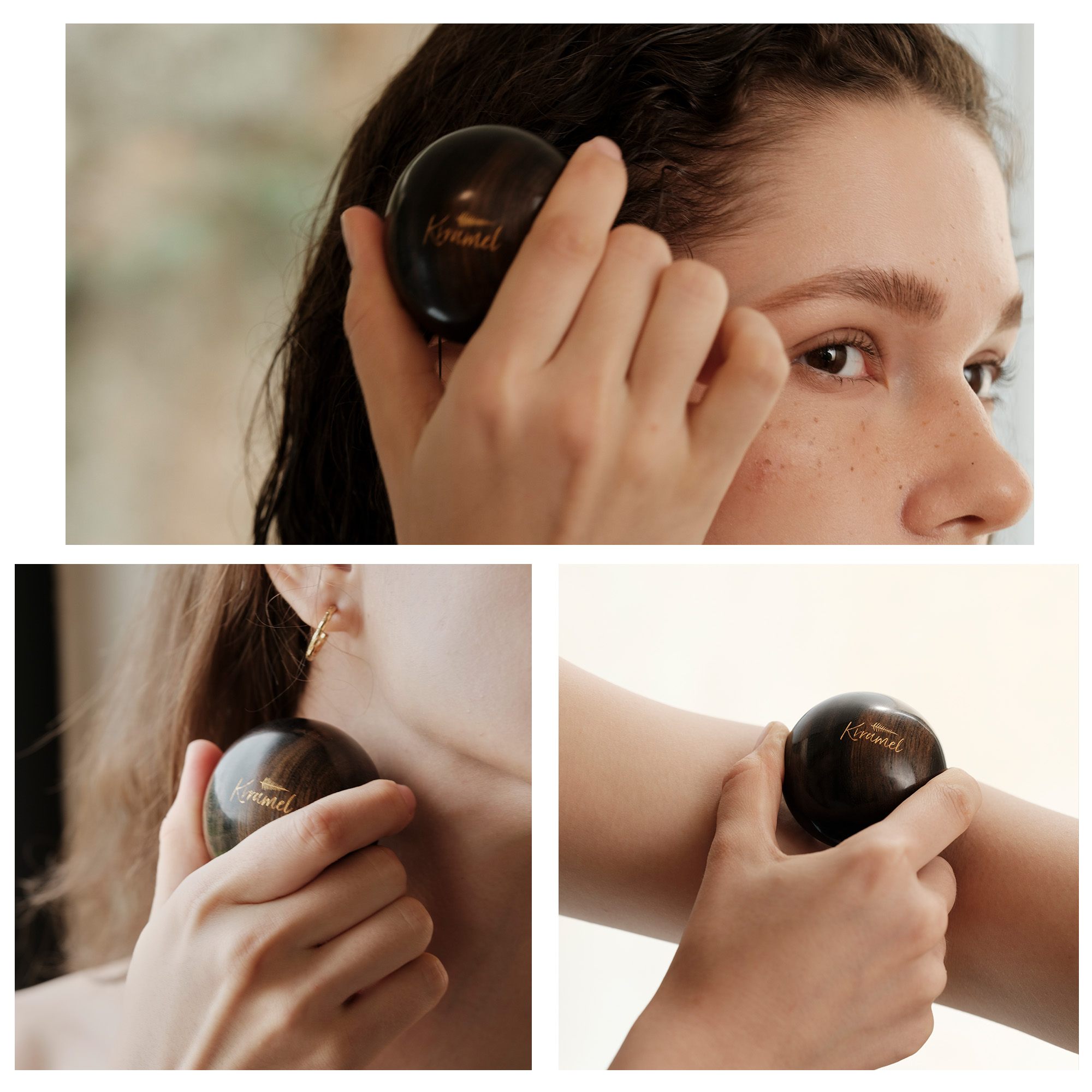 KRRAMEL生日礼物女生实用按摩梳子养生礼盒伴手礼送闺蜜长辈 - 图1