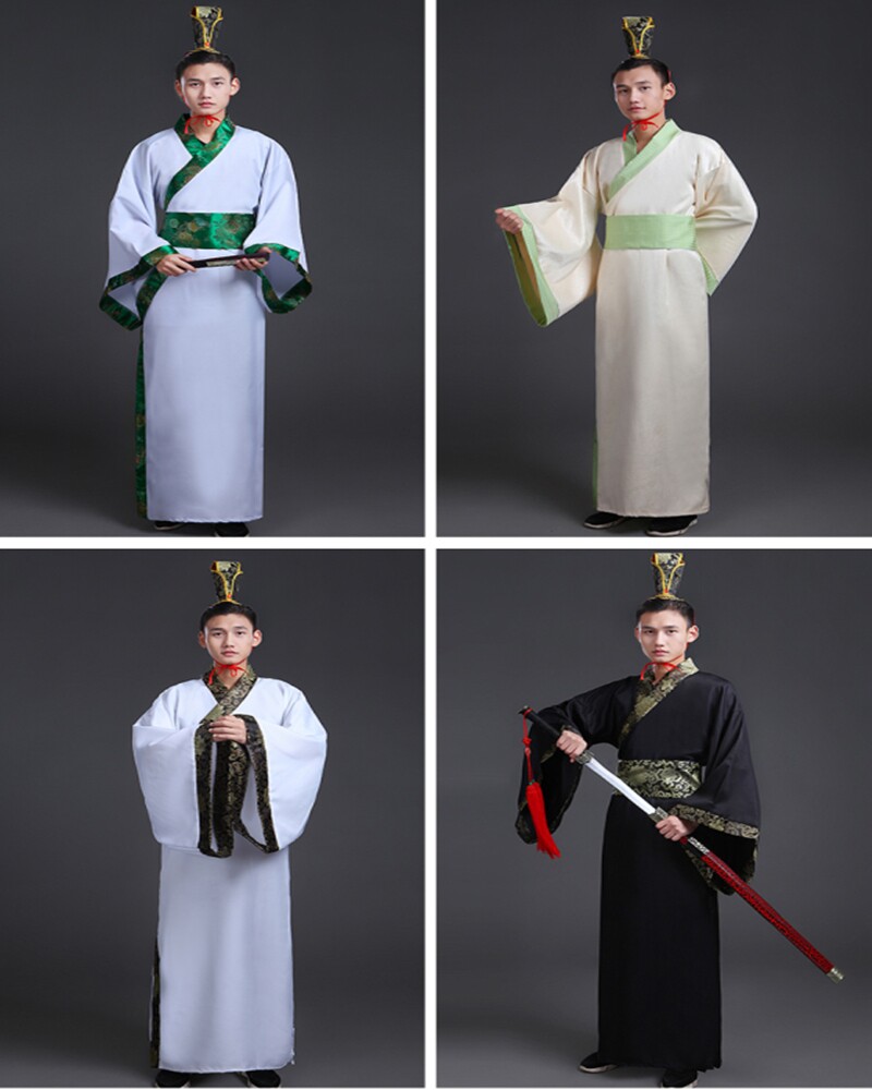 古装服装汉服男女成人礼古代大臣官服国学服装书生侠客影视演出服