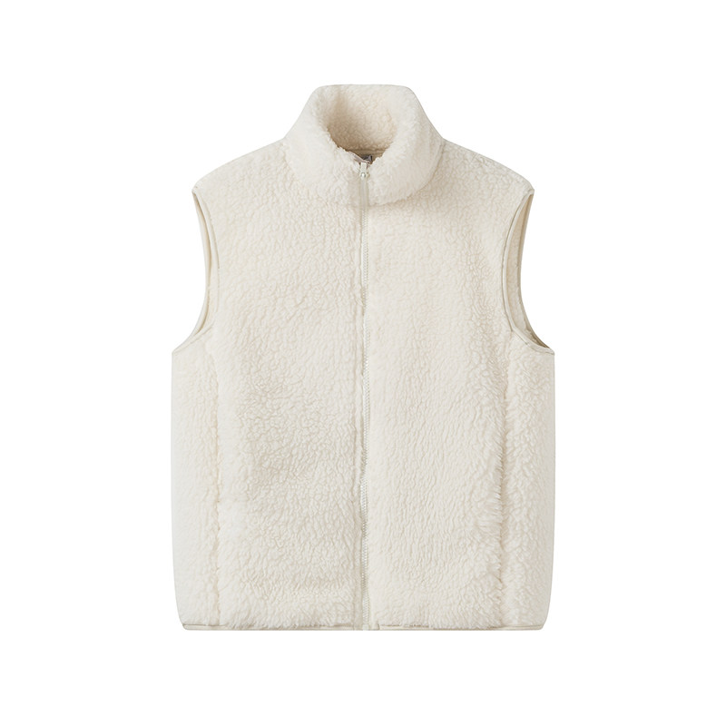 优质女装2025冬季新仿羊羔绒坎肩摇粒绒立领宽松保暖背心马甲外套,淘宝优惠券,粉丝福利购,淘宝优惠卷