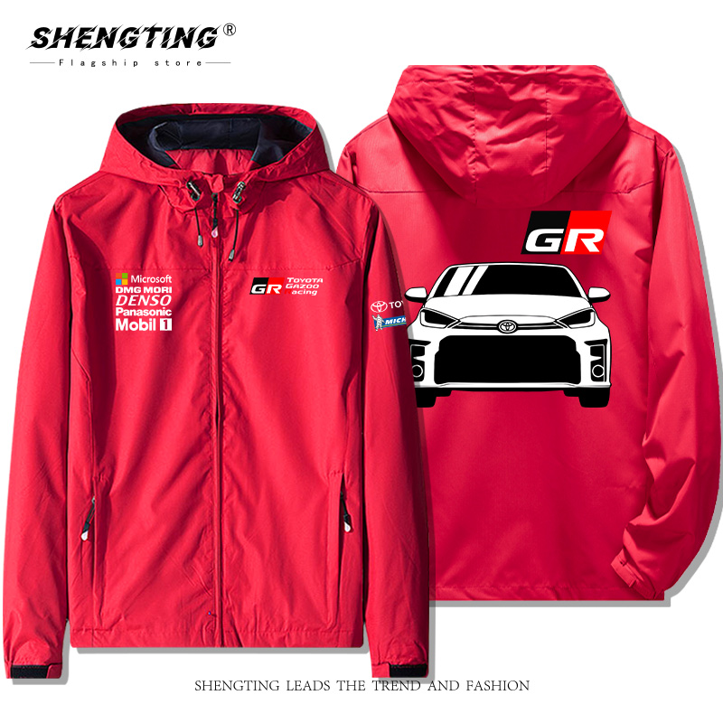 GR丰田Toyota比赛车服连帽夹克男女秋冬加绒宽松百搭休闲潮流外套