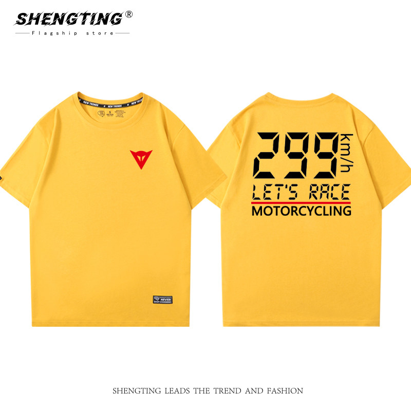丹尼斯时速299km短袖男女赛车t恤 胜霆服饰T恤