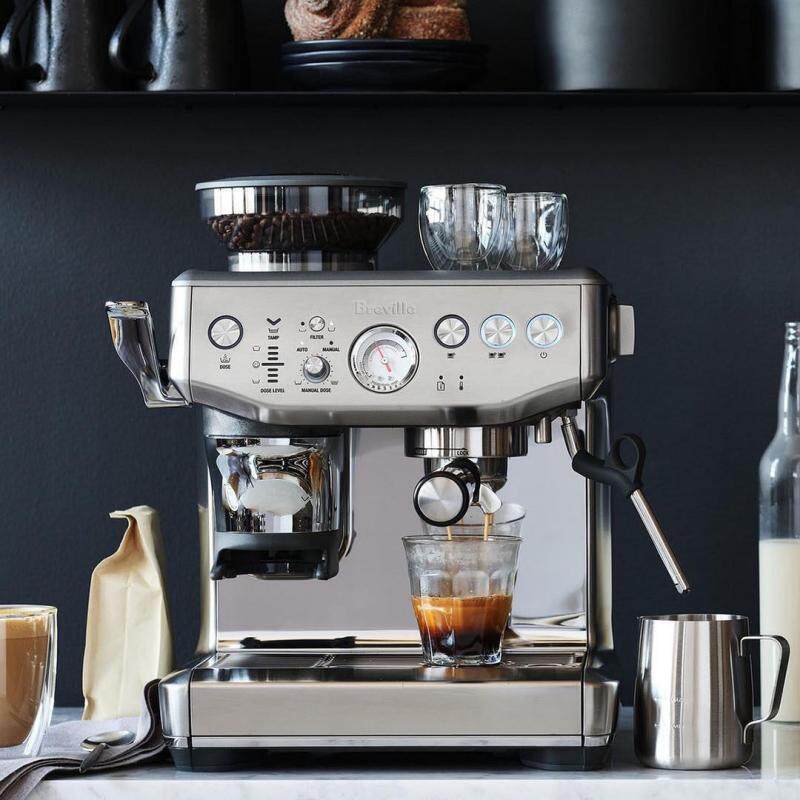 现货铂富/ breville bes876海盐白 铂富吉颖咖啡机