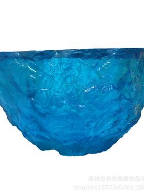 酒店会所透明树脂桌椅摆件别墅家具景观工艺品雕塑圆形茶几桌子