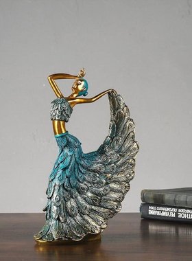 简约精致电视柜大厅现代装饰摆件办公室饰级北欧感复古桌面