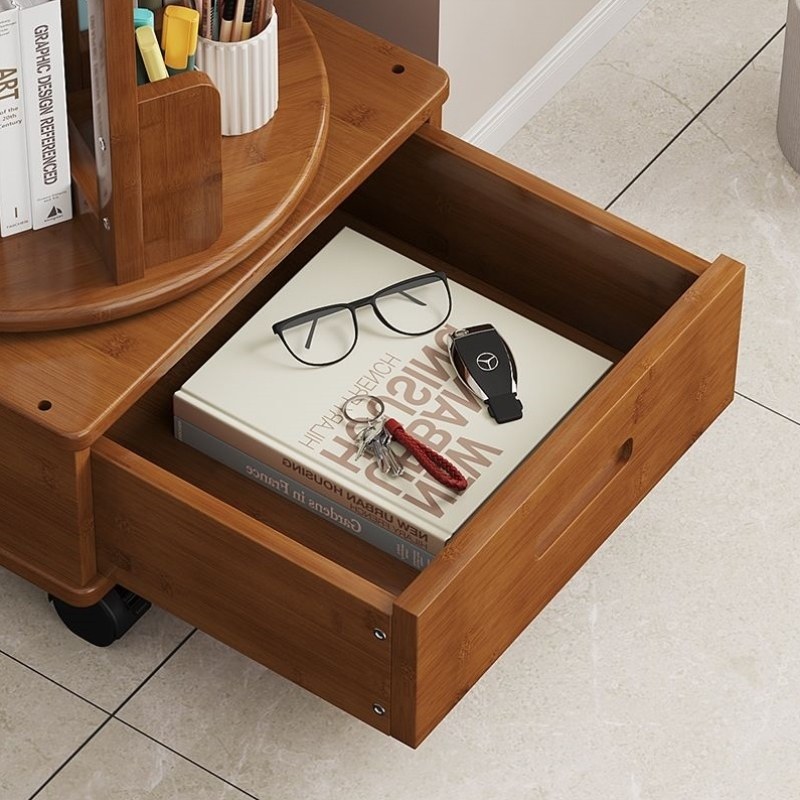 客厅儿童创意移动卧室带轮储物子书架实木置物架轻奢家用书柜收纳,淘宝优惠券,粉丝福利购,淘宝优惠卷