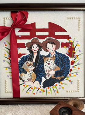 动漫卡通亲子手绘画定制