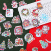 Christmas cartoon sticker santa gift